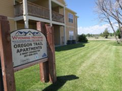 Oregon Trail Apartments Sign